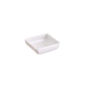 Taça Quadrada Branca  7.4 X 2.8 CM