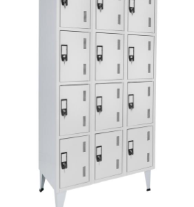 Cacifos Metálicos Triplo 12 Cacifos 90 x 50 x 190 Cm